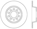 StopTech 06-10 Audi A3/08-10 TT / 06-09 VW GTI Mk V Cryo-Stop Left Rear Slotted Rotor - 126.33131CSL