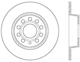 StopTech 10-12 and 15-16 Audi A3/A3 Quattro Sportstop Cryo Slotted & Drilled Rear Left Rotor - 127.33131CL
