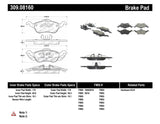 StopTech Performance Brake Pads - 309.08160