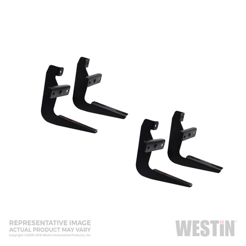 Westin 2007-2015 Toyota Tundra Reg Cab Running Board Mount Kit - Black - 27-1805