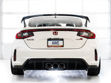 AWE Tuning 2023 Honda Civic Type R FL5 Track Edition Exhaust w/ Triple Chrome Silver Tips - 3020-52287