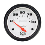 Autometer Phantom 66.7mm 0-100 PSI SSE Oil Pressure Gauge - 5827