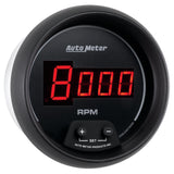 AutoMeter Gauge Tach 3-3/8in. 10K RPM In-Dash Digital Black Dial W/ Red Led - 6397