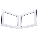 DEI 11-18 Jeep Wrangler JK 4-Door Boom Mat Rear Side Window Trim - 2 Piece - White - 50151