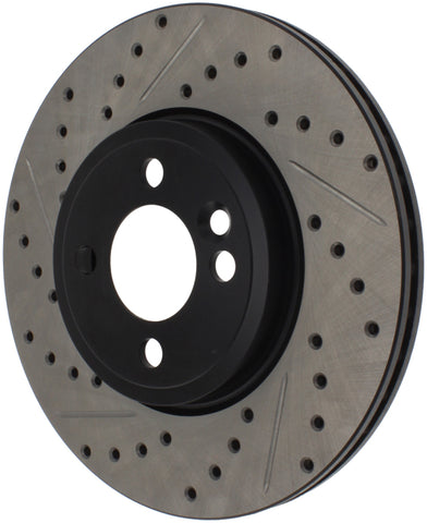 StopTech Slotted & Drilled Sport Brake Rotor 07-13 Mini Cooper - 127.34101R