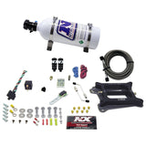 Nitrous Express 4150 Hitman Plus 4-BBL Nitrous Kit (50-200HP) w/5lb Bottle - 40041-05