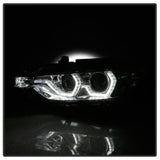 Spyder 12-14 BMW F30 3 Series 4DR Projector Headlights - LED DRL - Chrome (PRO-YD-BMWF3012-DRL-C) - 5084354