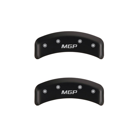 MGP 4 Caliper Covers Engraved Front & Rear MGP Red finish silver ch - 18027SMGPRD