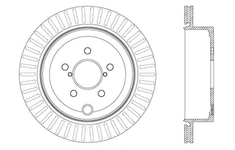 StopTech Drilled Sport Brake Rotor - 128.47031L