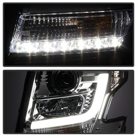 Spyder Chevy Tahoe / Suburban 2015 -2016 Projector Headlights - DRL LED - Chrome PRO-YD-CTA15-DRL-C - 5082534