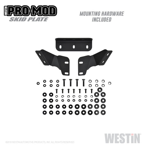 Westin 19-22 Ford Ranger Outlaw/Pro-Mod Skid Plate - Tex. Blk - 58-71085