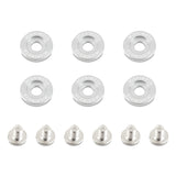 Mishimoto Large Fender Washer Kit (6pcs) - Silver - MMFW-LG-6SL