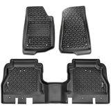 Rugged Ridge Floor Liner Kit Black F/R 20-21 Jeep Gladiator (JT) - 12987.44