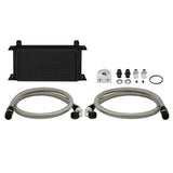 Mishimoto Universal 19 Row Oil Cooler Kit - Black - MMOC-ULBK