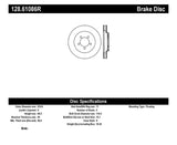 StopTech Power Slot 05-10 Mustang GT V8-4.6L Front Right Drilled Rotor - 128.61086R