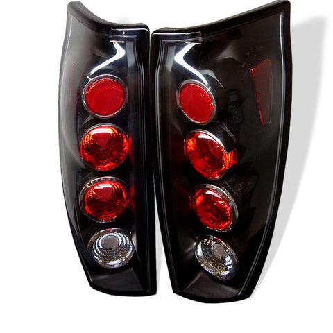 Spyder Chevy Avalanche 02-06 Euro Style Tail Lights Black ALT-YD-CAV04-BK - 5001108