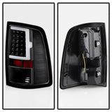 xTune 13-18 Dodge Ram 1500 LED Tail Lights - Black (ALT-ON-DRAM13V2-LBLED-BK) - 9041013