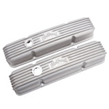 Edelbrock Valve Cover Classic Series Chevrolet 1959-1986 262-400 CI V8 w/ Oil Fill Hole Satin - 41449