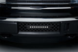 Putco 11-14 Ford F-150 - EcoBoost Bumper Grille Insert - Black SS Diamond w/ 10in Luminix Light Bar - 85182L