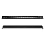 Go Rhino Xplor Blackout Series Dbl Row LED Light Bar (Side/Track Mount) 40in. - Blk - 754004011CDS