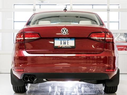 AWE Tuning 09-14 Volkswagen Jetta Mk6 1.4T Track Edition Exhaust - Diamond Black Tips - 3020-23034