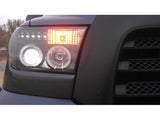 Spyder Toyota Tundra 07-133 Projector Headlights LED Halo LED Blk PRO-YD-TTU07-HL-BK - 5012029