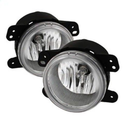 Spyder Dodge Magnum 05-08/Journey 09-10 Jeep Wrangler 07-09 OEM Fog Lights W/Switch Clear FL-DM05-C - 5015372