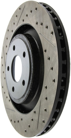 StopTech Slotted & Drilled Sport Brake Rotor - 127.63072R