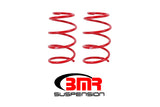 BMR 05-14 S197 Mustang GT Front Drag Version Lowering Springs - Red - SP069R