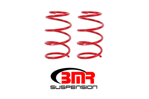 BMR 05-14 S197 Mustang GT Front Drag Version Lowering Springs - Red - SP069R