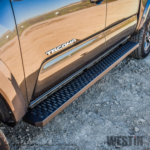 Westin Grate Steps Running Boards 79 in - Textured Black - 27-74735