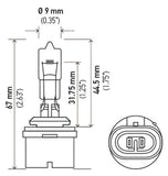 Hella Bulb 892 12V 16W Pg13 T325 - 892