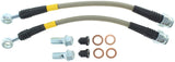 StopTech 98-02 Chevy Camaro Stainless Steel Rear Brake Lines - 950.62501