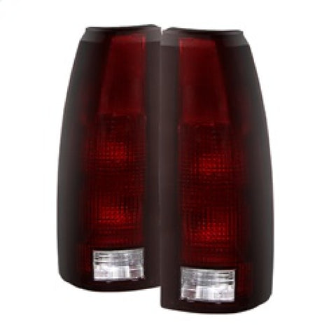 xTune Chevy/GMC C1500/C2500/C3500 88-01 OEM Style Tail Light - Red Smoked ALT-JH-CCK88-OE-RSM - 9028786