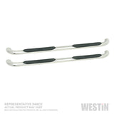 Westin 2019 Chevrolet Silverado/Sierra 1500 Crew Cab Platinum 4 Oval Nerf Step Bars - SS - 21-4130