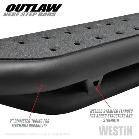 Westin 2019 Dodge Ram Crew Cab ( Excludes 1500 Classic)  Outlaw Nerf Step Bars - 58-54085