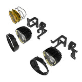 KC HiLiTES FLEX ERA 3 Dual Mode SAE Fog Lights - 2-Light Master Kit for Toyota Tacoma/4Runner/Tundra - 97154