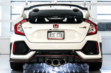 AWE Tuning 2017+ Honda Civic Type R Touring Edition Exhaust w/Front Pipe & Triple Chrome Silver Tips - 3015-52004