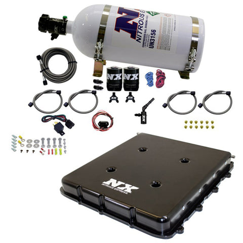 Nitrous Express Nitrous Kit w/Billet LT4 Supercharger Lid w/10lb Bottle - 20939-10