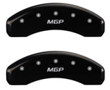 MGP 2 Caliper Covers MGP Black Finish Silver Characters 2018 Chevrolet Tahoe - 14254RMGPBK