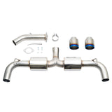 Injen 19-22 Hyundai Veloster N L4 2.0L Turbo Performance SS Axle Back Exhaust System - Burnt Ti Tips - SES1343ABTT