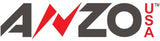 ANZO Projector Headlights 15-17 Chevrolet Silverado 2500HD / 3500HD Black w/ Chrome Rim - 111365