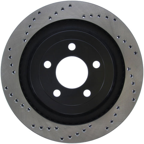 StopTech Cross Drilled Sport Brake Rotor - 2015 Ford Mustang - Rear Right - 128.61109R