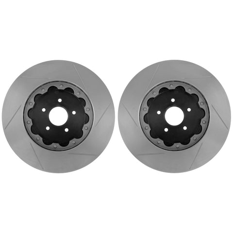 StopTech 08-16 Mitsubishi Lancer Evo X AeroRotor 2pc Drilled Front Rotor (Pair) - 81.625.9921