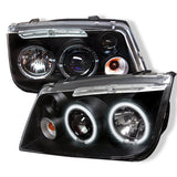 Spyder Volkswagen Jetta 99-05 Projector Headlights CCFL Halo Blk PRO-YD-VJ99-CCFL-BK - 5012210