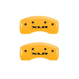 MGP 4 Caliper Covers Engraved Front Cadillac Rear XLR Yellow Finish Black Char 2004 Cadillac CTS - 35010SXLRYL