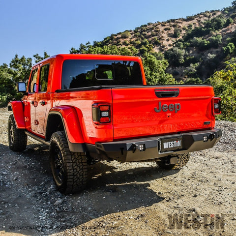 Westin 2020 Jeep Gladiator WJ2 Rear Bumper - Textured Black - 59-82065