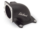 Edelbrock High Flow Intake Elbow 95mm Throttle Body to Square-Bore Flange Black Finish - 38493