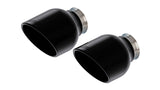 Borla 15-24 Dodge Charger V8 / 2023 Chrysler 300C T-304 SS Tips 5in Outlet - Black Chrome - 60729BC