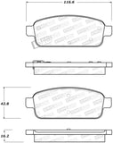 StopTech Street Brake Pads - Front - 308.14680